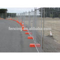 Low carbon steel wire Galvanized / PVC garden temporary Fence